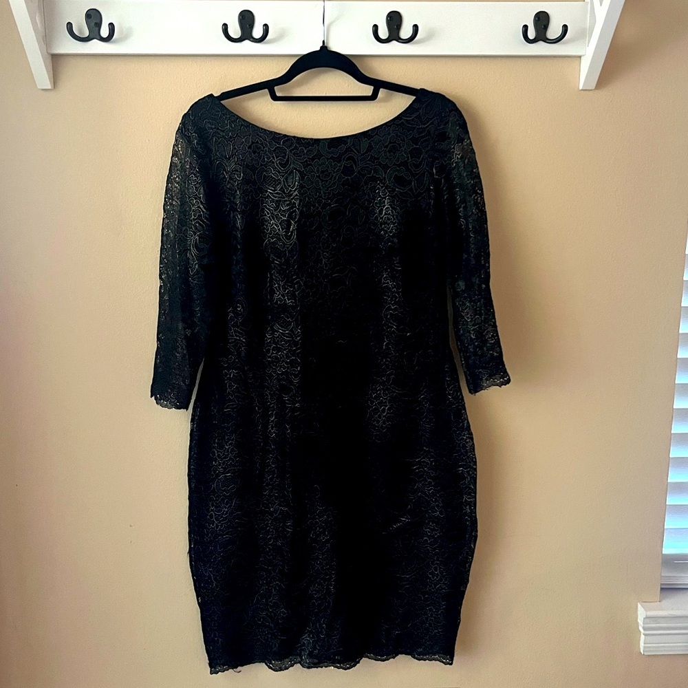 Black lace Cocktail dress